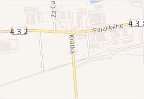 Krátká v obci Holešov - mapa ulice