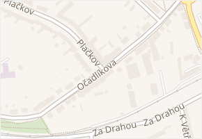 Očadlíkova v obci Holešov - mapa ulice