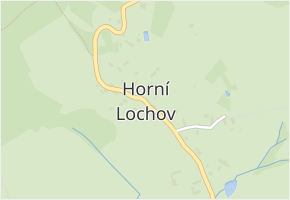 Horní Lochov v obci Holín - mapa části obce