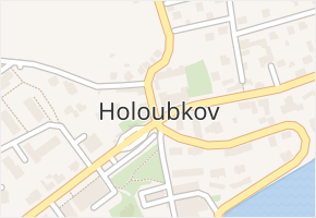 Holoubkov v obci Holoubkov - mapa části obce