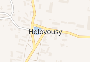 Holovousy v obci Holovousy - mapa části obce