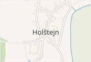 Holštejn v obci Holštejn - mapa části obce