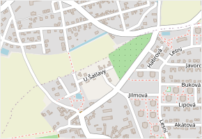 U Šatlavy v obci Holubice - mapa ulice