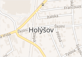 Holýšov v obci Holýšov - mapa části obce