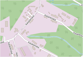 Kasárenská v obci Holýšov - mapa ulice