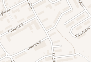 Luční v obci Holýšov - mapa ulice
