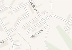 Na Stráni v obci Holýšov - mapa ulice