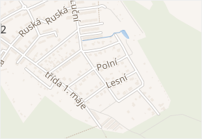 Polní v obci Holýšov - mapa ulice
