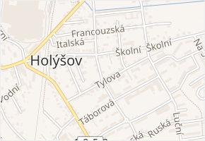 Sokolovská v obci Holýšov - mapa ulice