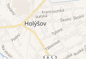 Truhlářská v obci Holýšov - mapa ulice