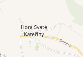 Hřbitovní v obci Hora Svaté Kateřiny - mapa ulice