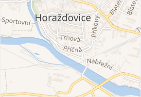 Příčná v obci Horažďovice - mapa ulice