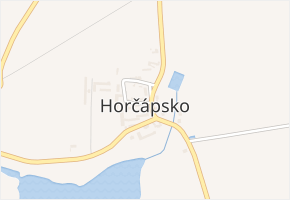 Horčápsko v obci Horčápsko - mapa části obce