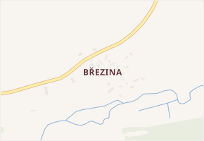 Březina v obci Hořepník - mapa části obce