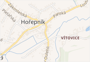 Pod Zámkem v obci Hořepník - mapa ulice
