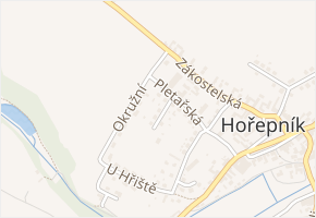 Sportovní v obci Hořepník - mapa ulice