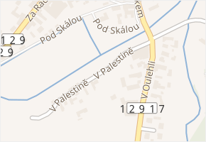 V Palestině v obci Hořepník - mapa ulice