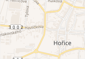 Aloise Jilemnického v obci Hořice - mapa ulice
