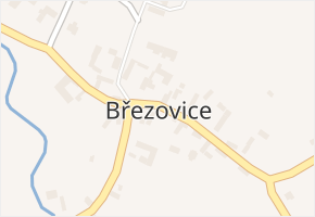 Březovice v obci Hořice - mapa části obce