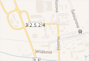 Jeronýmova v obci Hořice - mapa ulice