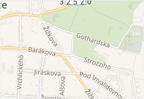 Sadová v obci Hořice - mapa ulice