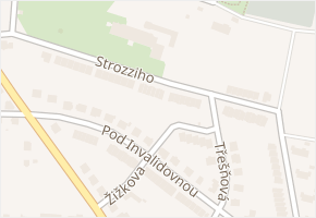 Strozziho v obci Hořice - mapa ulice