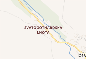 Svatogothardská Lhota v obci Hořice - mapa ulice