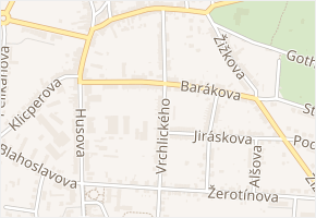 Vrchlického v obci Hořice - mapa ulice