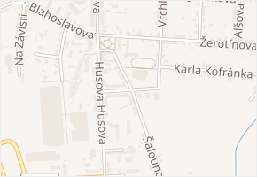 Zborovská v obci Hořice - mapa ulice