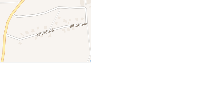 Jahodová v obci Hořín - mapa ulice