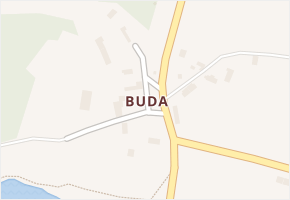 Buda v obci Horka II - mapa části obce