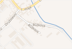 Bůžkova v obci Horka nad Moravou - mapa ulice