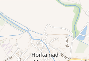 Vodní v obci Horka nad Moravou - mapa ulice
