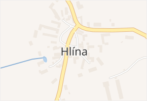 Hlína v obci Horka - mapa části obce