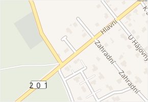 Hlavní v obci Horní Bezděkov - mapa ulice