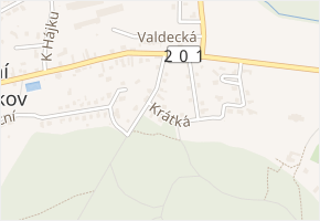 Krátká v obci Horní Bezděkov - mapa ulice