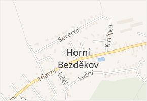 Úzká v obci Horní Bezděkov - mapa ulice