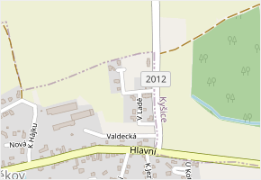 V Ladě v obci Horní Bezděkov - mapa ulice