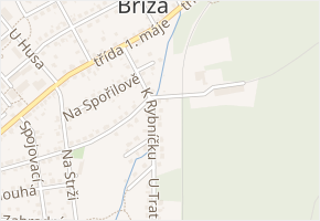 K Rybníčku v obci Horní Bříza - mapa ulice