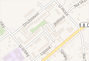 Komenského v obci Horní Bříza - mapa ulice