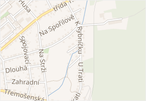 Sportovní v obci Horní Bříza - mapa ulice
