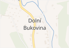Dolní Bukovina v obci Horní Bukovina - mapa části obce