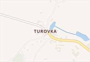 Turovka v obci Horní Cerekev - mapa části obce