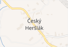 Český Heršlák v obci Horní Dvořiště - mapa části obce