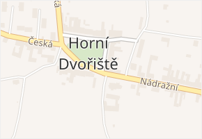 Horní Dvořiště v obci Horní Dvořiště - mapa části obce