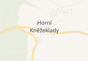 Horní Kněžeklady v obci Horní Kněžeklady - mapa části obce