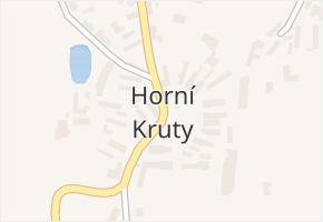 Horní Kruty v obci Horní Kruty - mapa části obce