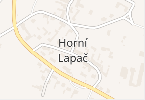Horní Lapač v obci Horní Lapač - mapa části obce