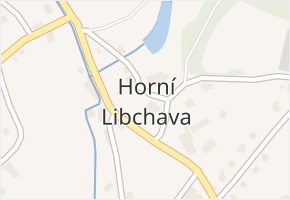 Horní Libchava v obci Horní Libchava - mapa části obce