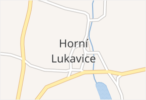 Horní Lukavice v obci Horní Lukavice - mapa části obce